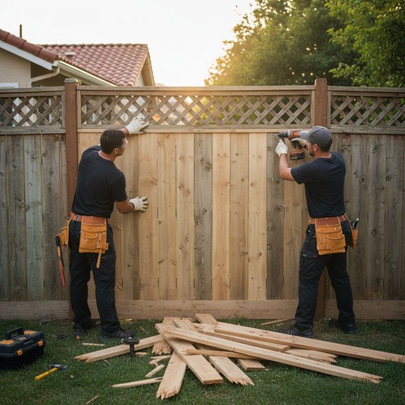 Board Fence Installation
