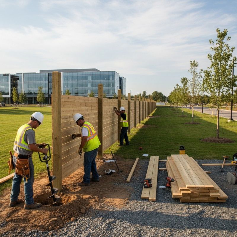 Rail Fence Installation