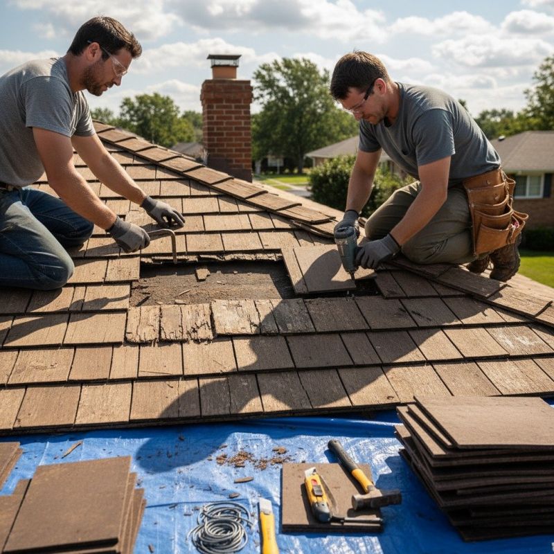 Wood Shake Roof Repair
